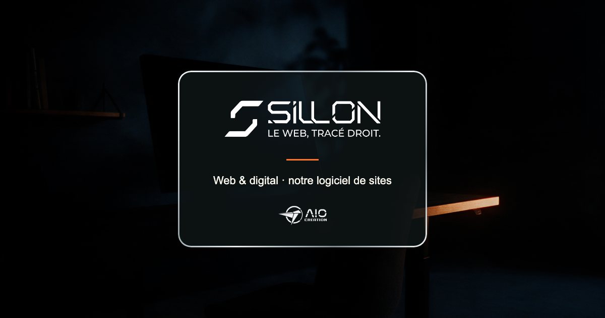 La page d’accueil de Sillon