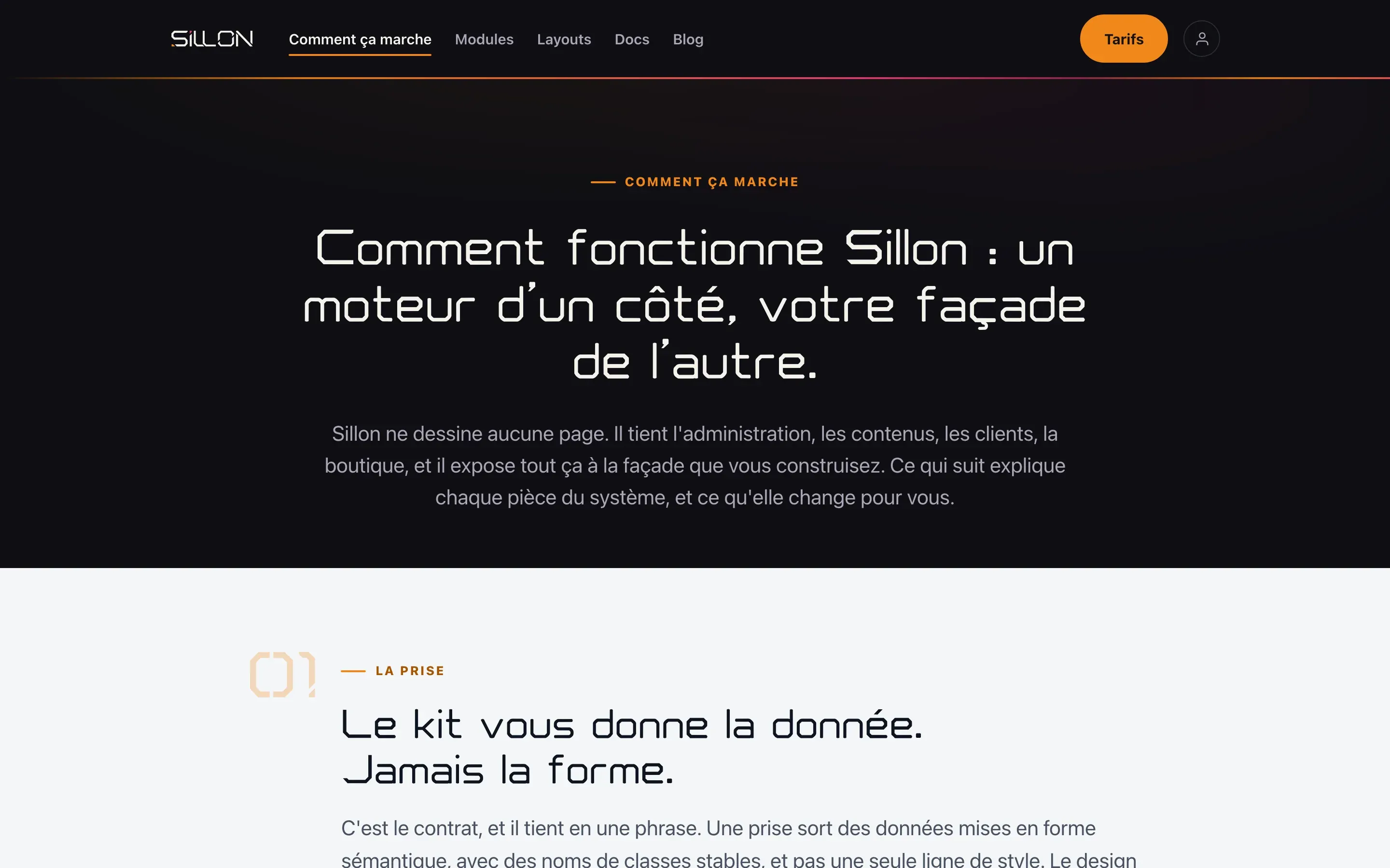 La page « comment ça marche »