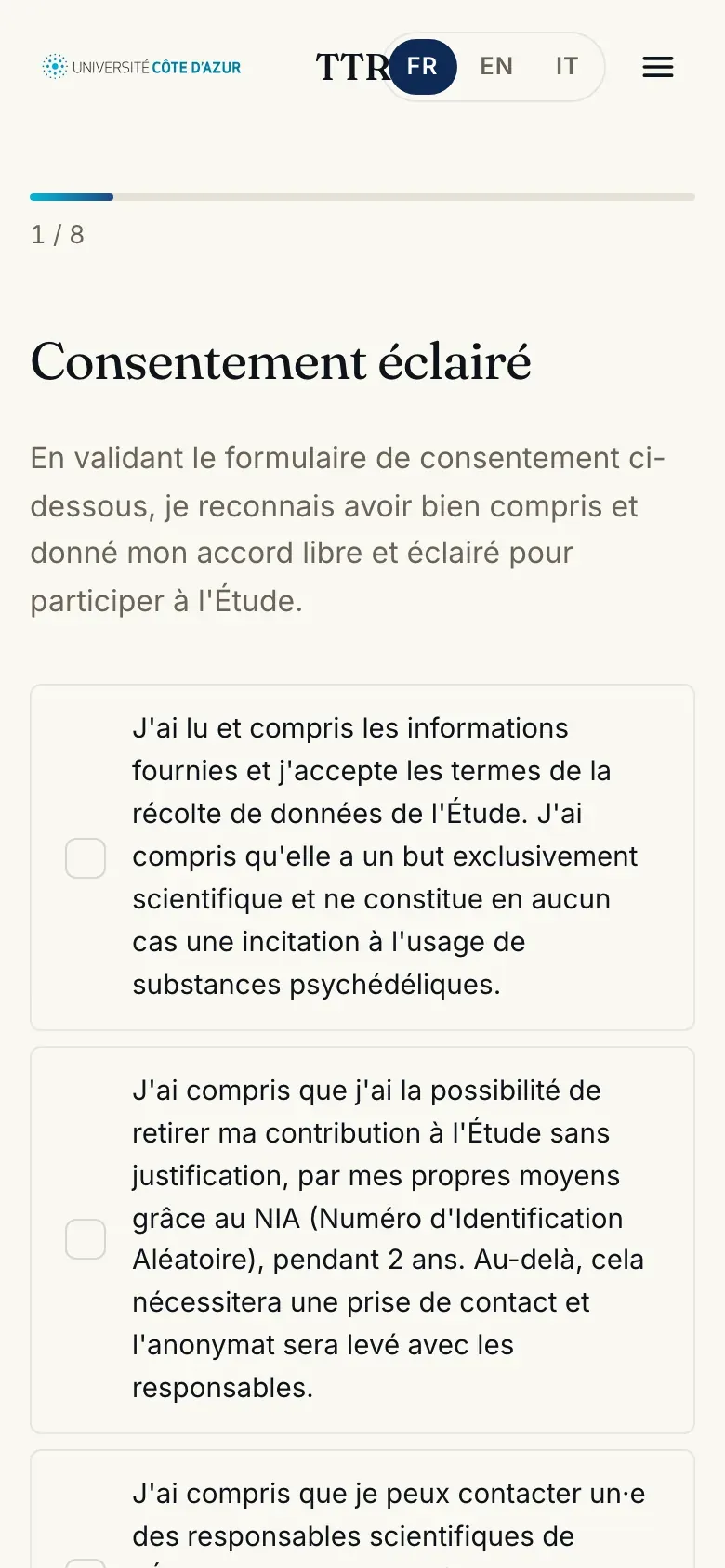 Le dépôt d’un récit sur téléphone